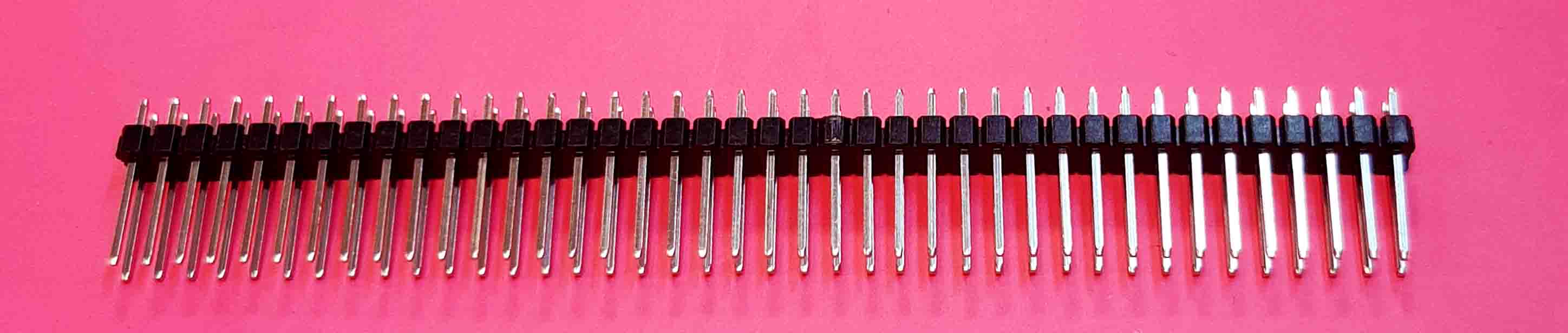 Pin Header 2.54 mm pitch-2*40 ST(H:15mm)
